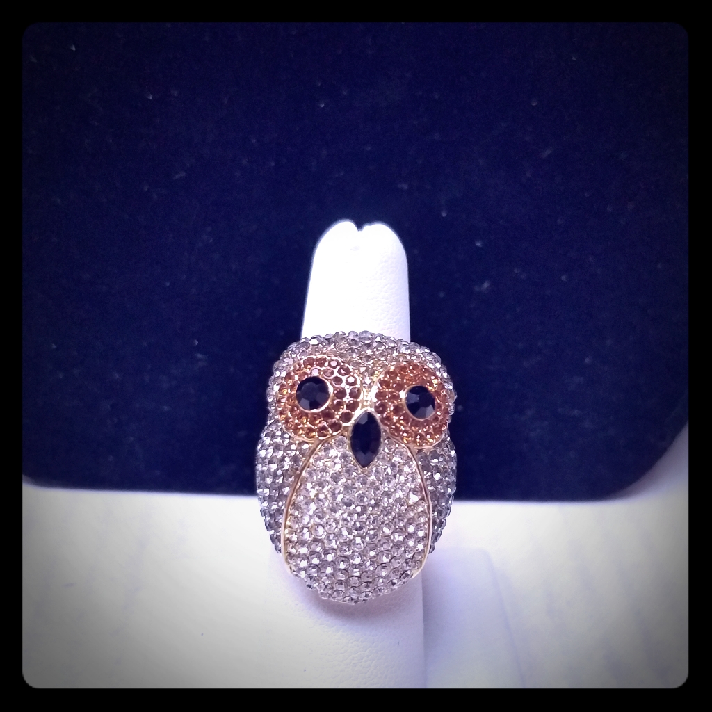 Owl Multi Colored Ring